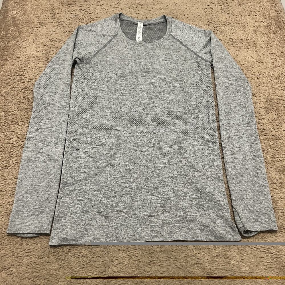 Lululemon Swiftly Tech Long Sleeve Women’s Size 6 Hesrhered Gray